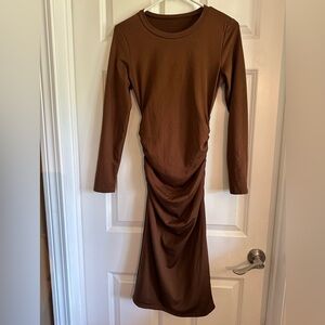 Fitted long sleeve dress